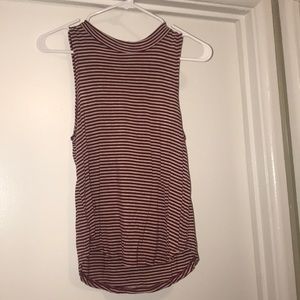 Red and white stripped tank!